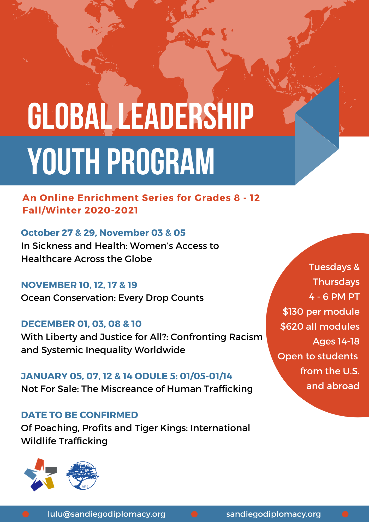 Details of the Global Leadership Youth Program